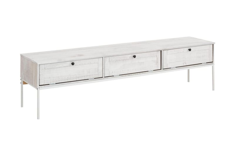 Munira TV-bänk 175 cm, Beige/Vit