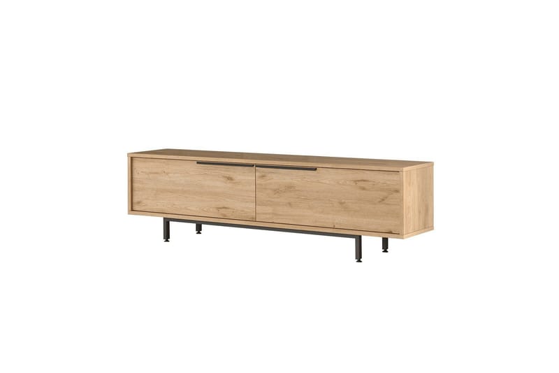 Munish Tv-bänk 160 cm - Valnöt - Möbler - TV- & Mediamöbler - TV bänk & mediabänk