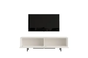 Munish Tv-bänk 160 cm - Vit - Möbler - TV- & Mediamöbler - TV bänk & mediabänk