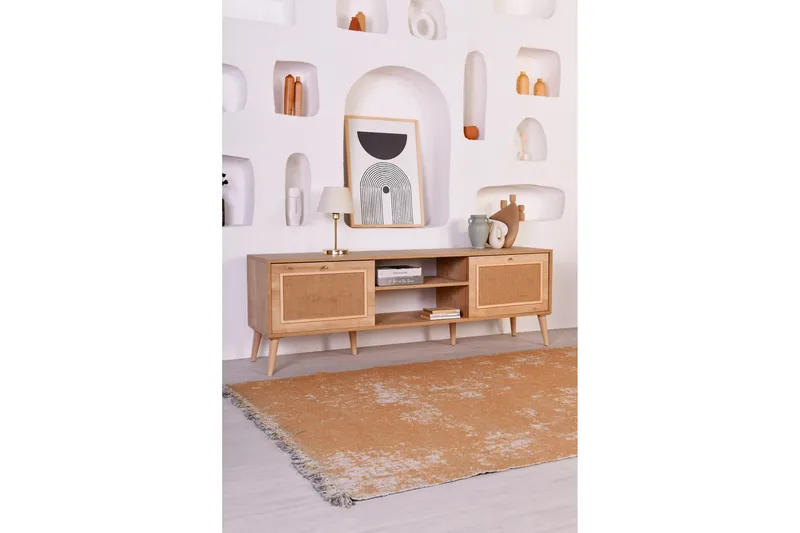 Munnia Tv-bänk 180 cm - Ek - Möbler - TV- & Mediamöbler - TV bänk & mediabänk