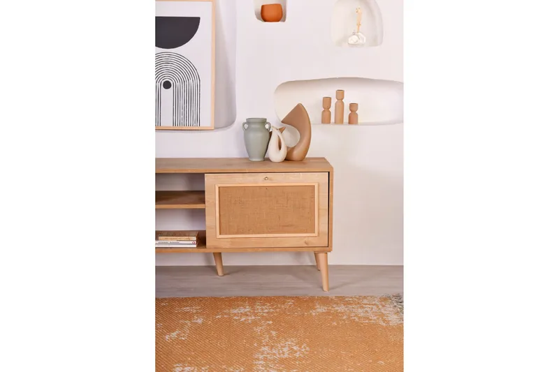 Munnia Tv-bänk 180 cm - Ek - Möbler - TV- & Mediamöbler - TV bänk & mediabänk