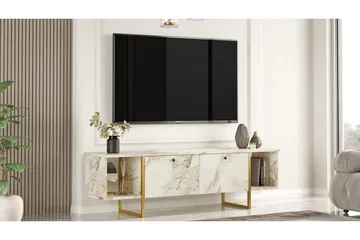 Mushir Tv-bänk 160 cm - Vit - Möbler - TV- & Mediamöbler - TV bänk & mediabänk