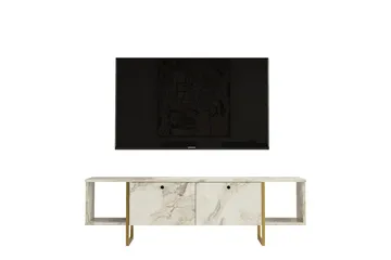 Mushir Tv-bänk 160 cm - Vit - Möbler - TV- & Mediamöbler - TV bänk & mediabänk