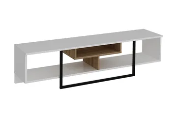 Naftali TV-Bänk 149 cm - Vit/Svart - Möbler - TV- & Mediamöbler - TV bänk & mediabänk