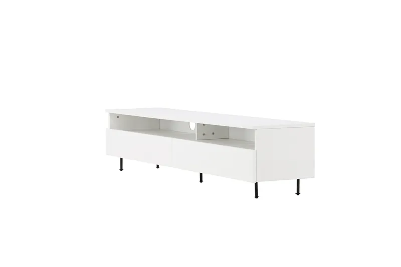 Navarra Tv-bänk 180x40 cm - Vit - Möbler - TV- & Mediamöbler - TV bänk & mediabänk