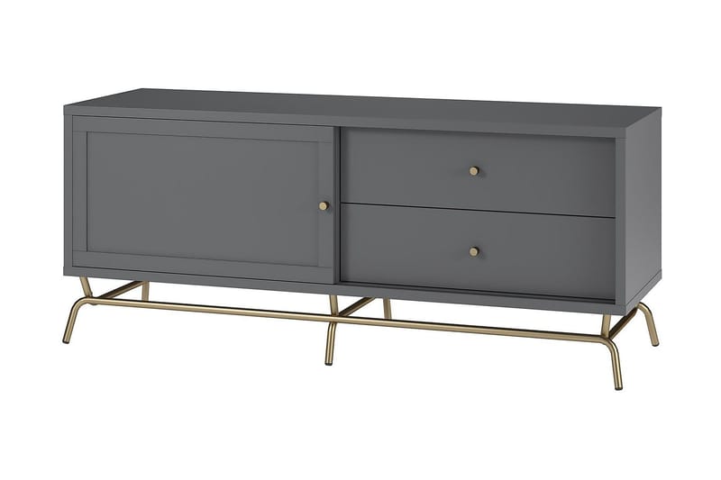 Nova Tv-bänk 150x48 cm Grafitgrå - CosmoLiving - Möbler - TV- & Mediamöbler - TV bänk & mediabänk