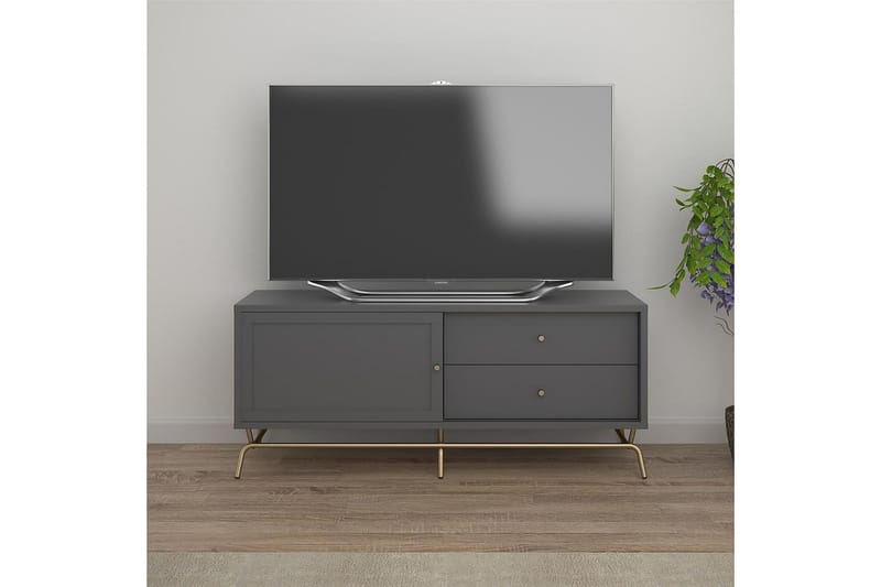 Nova Tv-bänk 150x48 cm Grafitgrå - Möbler - TV- & Mediamöbler - TV bänk & mediabänk