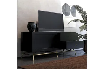 Nova TV-bänk 150x50 cm Svart - CosmoLiving - Möbler - TV- & Mediamöbler - TV bänk & mediabänk