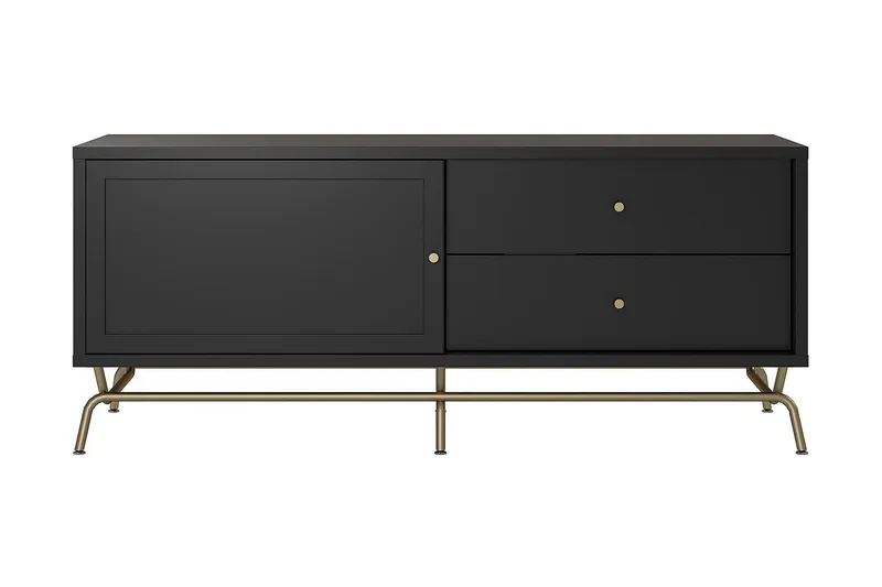 Nova TV-bänk 150x50 cm Svart - Möbler - TV- & Mediamöbler - TV bänk & mediabänk
