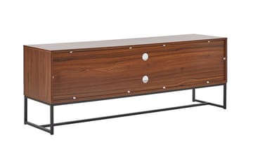Nueva Golvstående TV Bänk 150 cm med Förvaring i Mörkt Trä - Brun - Möbler - TV- & Mediamöbler - TV bänk & mediabänk