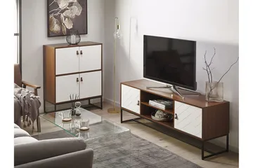 Nueva TV-bänk 150x40 cm - Brun - Möbler - TV- & Mediamöbler - TV bänk & mediabänk