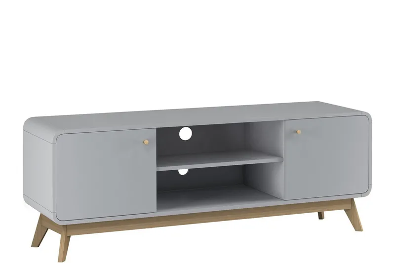 Olivet Tv-bänk 140 cm - Grå - Möbler - TV- & Mediamöbler - TV bänk & mediabänk