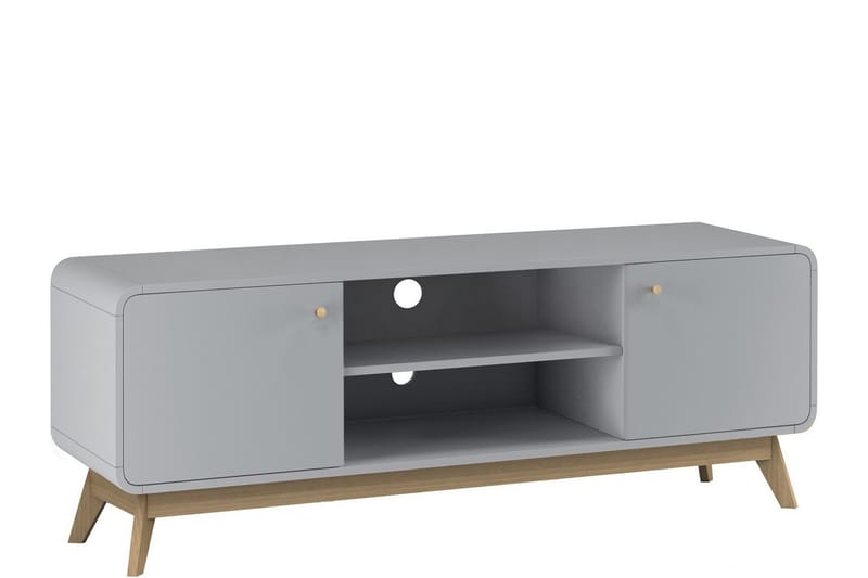 Olivet Tv-bänk 140 cm - Grå - Möbler - TV- & Mediamöbler - TV bänk & mediabänk