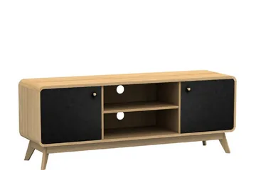 Olivet Tv-bänk 140 cm - Natur/Svart - Möbler - TV- & Mediamöbler - TV bänk & mediabänk