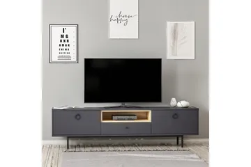 Papias Tv-bänk 180 cm - Antracit - Möbler - TV- & Mediamöbler - TV bänk & mediabänk