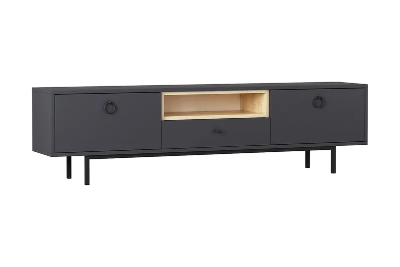 Papias Tv-bänk 180 cm, Antracit