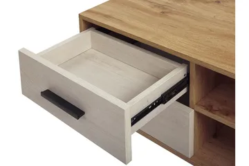 Poblat TV-bänk 120 cm - Vit - Möbler - TV- & Mediamöbler - TV bänk & mediabänk