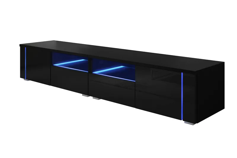 Portvasgo TV-Bänk 100 cm - Svart - Möbler - TV- & Mediamöbler - TV bänk & mediabänk