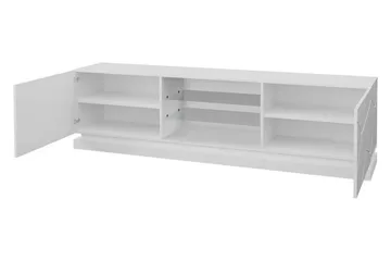 Qiu Tv-bänk 200 cm - Svart - Möbler - TV- & Mediamöbler - TV bänk & mediabänk