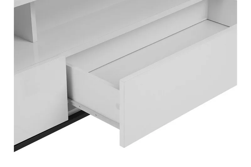 Revelle TV-Bänk 150 cm med LED - Vit - Möbler - TV- & Mediamöbler - TV bänk & mediabänk