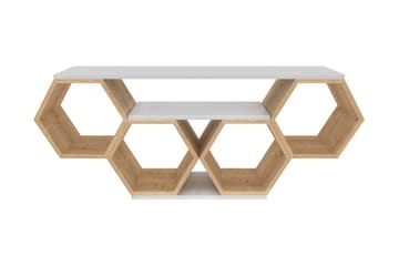 Rinorea Tv-bänk 140x55,5 cm - Vit - Möbler - TV- & Mediamöbler - TV bänk & mediabänk