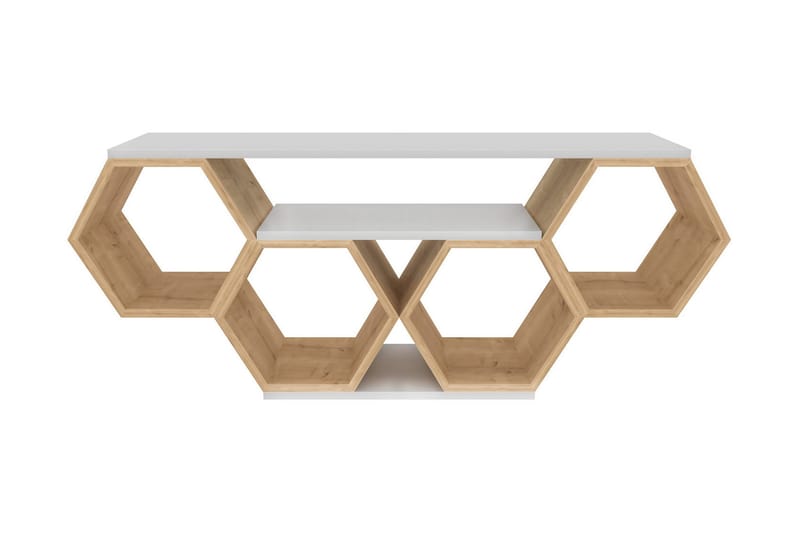 Rinorea Tv-bänk 140x55,5 cm - Vit - Möbler - TV- & Mediamöbler - TV bänk & mediabänk