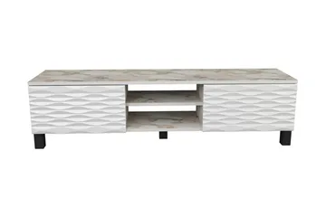 Rinorea Tv-bänk 150x40,3 cm - Vit - Möbler - TV- & Mediamöbler - TV bänk & mediabänk