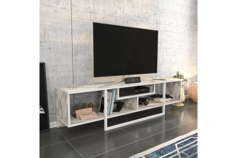 Rinorea Tv-bänk 150x40 cm - Vit - Möbler - TV- & Mediamöbler - TV bänk & mediabänk