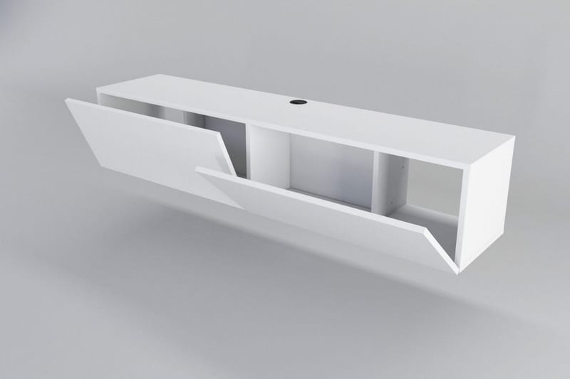 Rinorea Tv-bänk 159,7x34,1 cm - Vit - Möbler - TV- & Mediamöbler - TV bänk & mediabänk