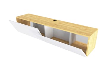 Rinorea Tv-bänk 159,7x34,1 cm - Vit - Möbler - TV- & Mediamöbler - TV bänk & mediabänk