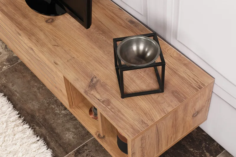 Rinorea Tv-bänk 160x35 cm - Grön - Möbler - TV- & Mediamöbler - TV bänk & mediabänk