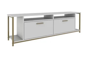 Rinorea Tv-bänk 160x50,8 cm - Vit - Möbler - TV- & Mediamöbler - TV bänk & mediabänk