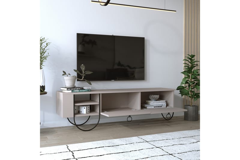 Riskalen TV-bänk 150 cm - Grå - Möbler - TV- & Mediamöbler - TV bänk & mediabänk