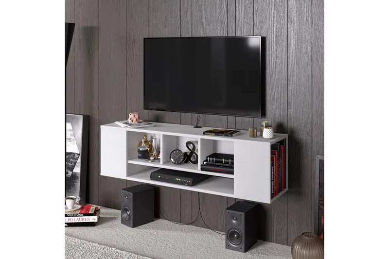 Risnabben TV-bänk 135 cm - Vit - Möbler - TV- & Mediamöbler - TV bänk & mediabänk