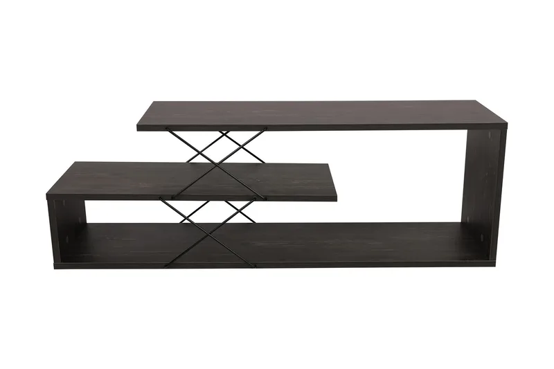 Riyana Tv-bänk 120 cm - Mörkbrun - Möbler - TV- & Mediamöbler - TV bänk & mediabänk