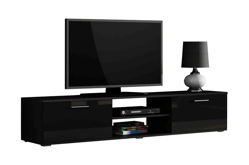 Ruskelsby TV-bänk 180 cm Black - Möbler - TV- & Mediamöbler - TV bänk & mediabänk