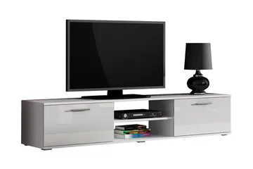 Ruskelsby TV-bänk 180 cm White||Grey - Möbler - TV- & Mediamöbler - TV bänk & mediabänk