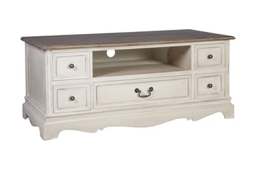 Samira TV-bänk New 117 cm - Vit - Möbler - TV- & Mediamöbler - TV bänk & mediabänk