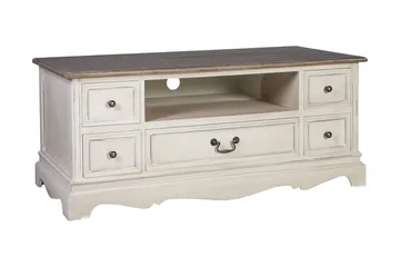 Samira TV-bänk New 117 cm - Vit - Möbler - TV- & Mediamöbler - TV bänk & mediabänk