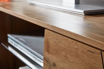 Seddik Tv-bänk 50x160 cm Rektangulär - Brun - Möbler - TV- & Mediamöbler - TV bänk & mediabänk