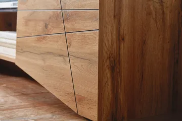 Seddik Tv-bänk 50x160 cm Rektangulär - Brun - Möbler - TV- & Mediamöbler - TV bänk & mediabänk