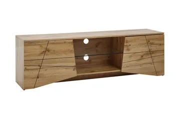 Seddik Tv-bänk 50x160 cm Rektangulär - Brun - Möbler - TV- & Mediamöbler - TV bänk & mediabänk