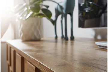 Seddik Tv-bänk 51x160 cm Rektangulär - Brun - Möbler - TV- & Mediamöbler - TV bänk & mediabänk