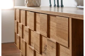 Seddik Tv-bänk 51x160 cm Rektangulär - Brun - Möbler - TV- & Mediamöbler - TV bänk & mediabänk