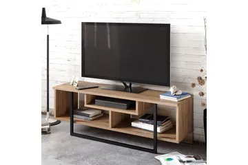 Sholly TV-Bänk 119 cm - Valnöt|Svart - Möbler - TV- & Mediamöbler - TV bänk & mediabänk