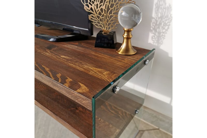 Siyam TV-Bänk 120 cm - Valnöt - Möbler - TV- & Mediamöbler - TV bänk & mediabänk