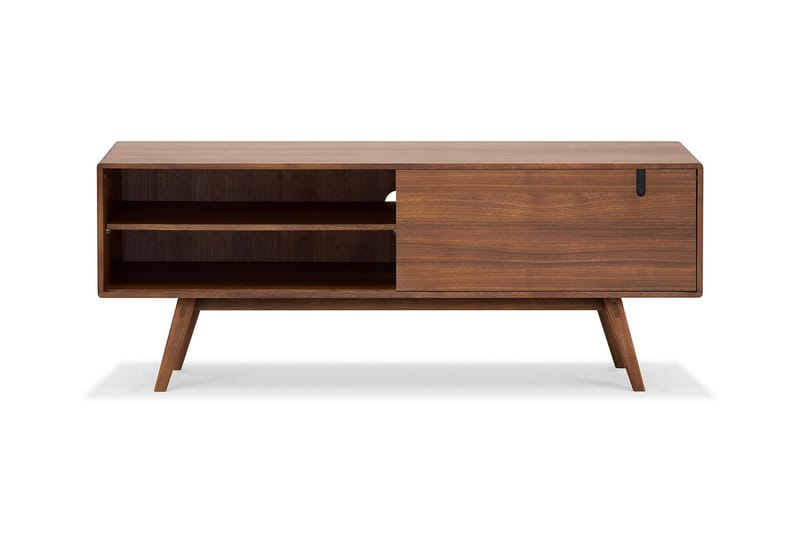 Skagana Tv bänk med Förvaring 50 cm djup 160 cm bred 61,5 cm hög - Valnöt - Möbler - TV- & Mediamöbler - TV bänk & mediabänk