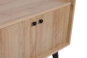 Sogel Tv Bänk 150 cm med Förvaring i Trä - Beige - Möbler - TV- & Mediamöbler - TV bänk & mediabänk