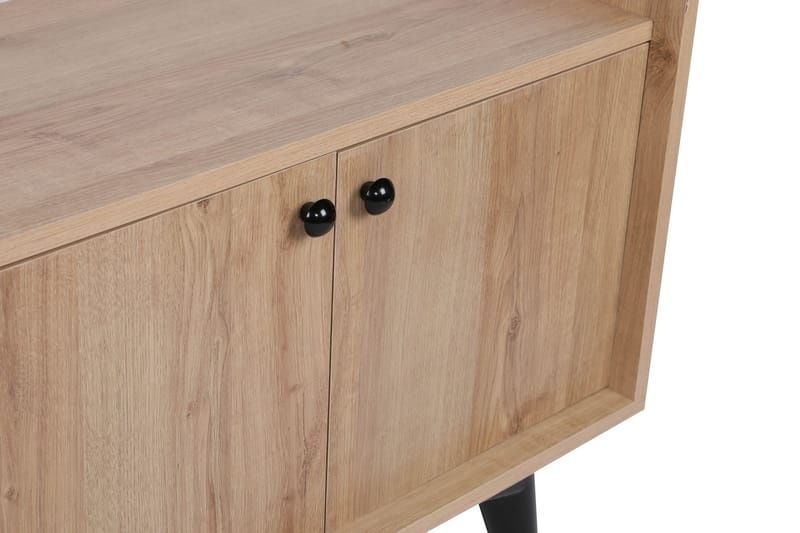 Sogel Tv Bänk 150 cm med Förvaring i Trä - Beige - Möbler - TV- & Mediamöbler - TV bänk & mediabänk