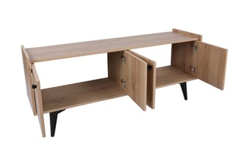 Sogel Tv Bänk 150 cm med Förvaring i Trä - Beige - Möbler - TV- & Mediamöbler - TV bänk & mediabänk